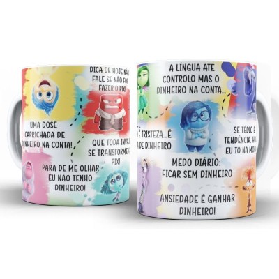 Caneca (Inside Out) Divertidamente 01